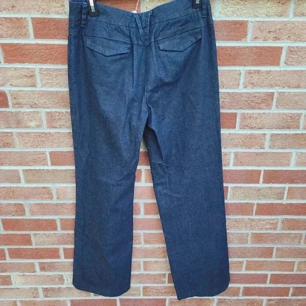 Talbots Stretch Wide Leg Jeans Women's Size 6 Pockets - Picture 2 of 7